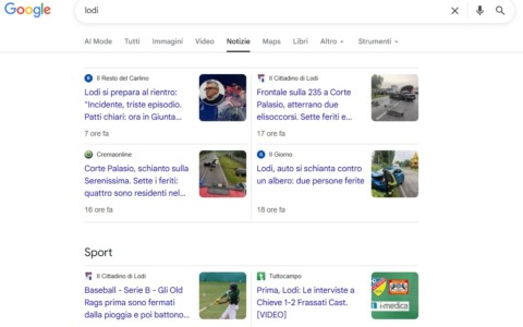 Novità: aggiungi Prima Lodi fra le tue “Fonti preferite” in Google