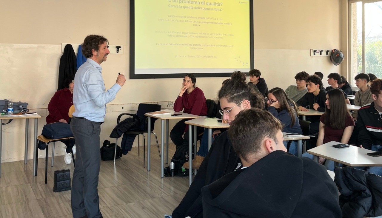Sostenibilità idrica: il progetto “Pensa all’Acqua” coinvolge gli studenti del Volta di Lodi