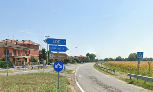 Cede l’asfalto sulla SP107 a San Martino in Strada: chiuso tratto di 9 chilometri, traffico in tilt