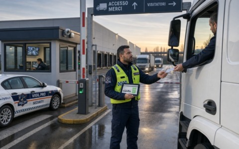Vigilanza privata a Lodi: come i magazzini sull’A1 controllano chi entra ed esce