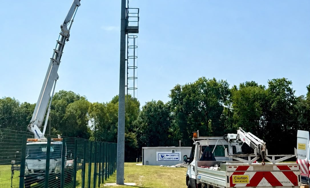 Al via i lavori da 50mila euro per la nuova illuminazione LED del centro sportivo