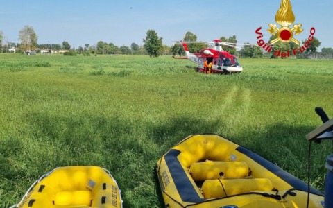 Recuperata la salma di una donna nelle acque del Lambro tra Borghetto e San Colombano